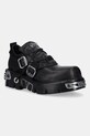 Кожени половинки обувки New Rock METALLIC ежедневен черен M.994.C2