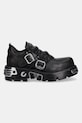 New Rock pantofi de piele METALLIC M.994.C2 negru SS25