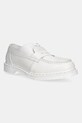 MM6 Maison Margiela mocasini de piele piele alb SH3WR0005.P8031.HB009