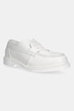 MM6 x Dr. Martens mokasyny skórzane skóra licowa biały SH3WR0005.P8031.HB009