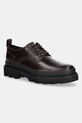 Clarks Originals scarpe in pelle Badell Lace casual marrone 26181138