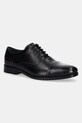 Clarks Originals półbuty skórzane CraftJames Cap eleganckie czarny 26178572