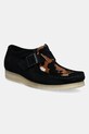 Clarks Originals półbuty zamszowe WallabeeBuckle casual czarny 26180611