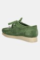 Obuwie Clarks Originals półbuty zamszowe Wallabee 2604 26182222 zielony