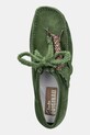 Clarks Originals półbuty zamszowe Wallabee 2604 zielony 26182222