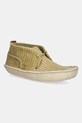 Κλειστά παπούτσια Clarks Originals Desert Rain δέρμα σαμουά μπεζ 26181153