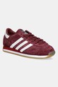Semišové tenisky adidas Originals Country Japan imitace kůže červená JH9818