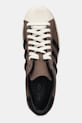 Tenisice od nubuk kože adidas Originals SupeRStar Vintage smeđa JI0319