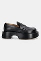 Kožené mokasíny JW Anderson Platform Moccasin FW0168.LA0020.999 černá SS25