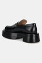 Obuwie JW Anderson mokasyny skórzane Platform Moccasin FW0168.LA0020.999 czarny