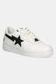 Кожени маратонки A Bathing Ape BAPE STA ICON #1 M2 ниска бял 1L30191306