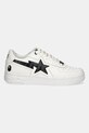 Кожени маратонки A Bathing Ape BAPE STA ICON #1 M2 1L30191306 бял SS25