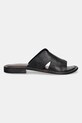 Astorflex leather sliders Haichflex HAICHFLEX.001101 black SS25