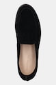 Semišové mokasíny Astorflex Lobbyflex černá LOBBYFLEX.000724