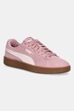 Superge iz semiša Puma PUMA Smash 3.0 Zrnato usnje roza 390984.D