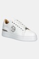 Philipp Plein sneakersy skórzane Nappa Lo-Top Hexagon platforma biały USC0670.PLE010N.01