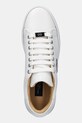Philipp Plein sneakersy skórzane Nappa Lo-Top Hexagon biały USC0670.PLE010N.01