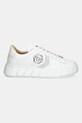 Philipp Plein sneakersy skórzane Nappa Lo-Top Hexagon USC0698.PLE075N.01 biały SS25