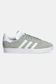 Замшеві кросівки adidas Originals Gazelle JH5384 зелений SS25