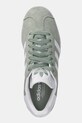 Замшеві кросівки adidas Originals Gazelle JH5384 зелений