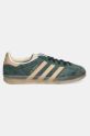 Замшевые кроссовки adidas Originals Gazelle Indoor JH5402 зелёный SS25