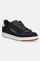 Semišové sneakers boty Reebok Classic CLUB C BULC CLN přírodní kůže černá 100209033