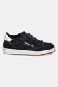 Semišové sneakers boty Reebok Classic CLUB C BULC CLN 100209033 černá SS25