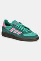 adidas Originals sneakersy zamszowe Handball Spezial Wm płaska zielony JH5454