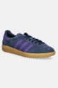 adidas Originals sneakersy zamszowe Adidas Brmd płaska niebieski JH5457