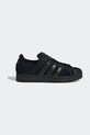 Tenisice od brušene kože adidas Originals Superstar II ravni crna JH5470