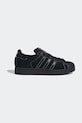 Σουέτ αθλητικά παπούτσια adidas Originals Superstar II φλατ μαύρο JH5470