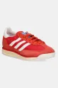 Маратонки adidas Originals SL 72 RS велур червен JH8642