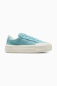 Πάνινα παπούτσια Converse Chuck Taylor All Star Cruise πλατφόρμα τιρκουάζ A10653C