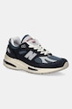 Tenisice New Balance U991VN2 Made in UK brušena koža mornarsko plava U991VN2