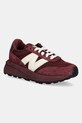 Маратонки New Balance 370 велур бордо U370PA