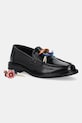Kožne mokasinke Filling Pieces Loafer Bouquet 44278131861 crna