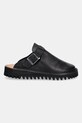 Semišové pantofle Fracap Mules S100 černá SS25