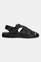 Fracap leather sandals Sandals D034 black SS25