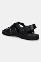 Shoes Fracap leather sandals Sandals D034 black