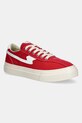 Stepney Workers Club scarpe da ginnastica DELLOW S-STRIKE CUP CANVAS pelle fiore rosso YA25412