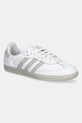 adidas Originals sneakers din piele Samba OG plată alb JI3206