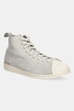 adidas Originals x Wales Bonner suede sneakers Superstar Hi flat gray JQ7633