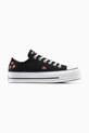 Ниски кецове Converse Chuck Taylor All Star Lift платформа черен A14935C