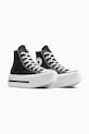 Converse teniși Chuck Taylor All Star Lift Double Stack A12975C negru SS25