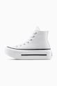 Πάνινα παπούτσια Converse Chuck Taylor All Star Lift Double Stack A12976C λευκό