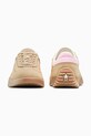 Încălțăminte Converse sneakers din piele întoarsă Run Star Trainer A15088C bej