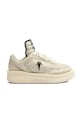 Rick Owens DRKSHDW leather sneakers x Converse TURBOWPN OX grain leather beige DC01EX062.A12R0