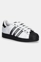 Δερμάτινα αθλητικά παπούτσια adidas Originals Superstar II λείο δέρμα λευκό JQ3208