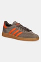 adidas Originals sneakers din piele întoarsă Handball Spezial plată maro JR3846