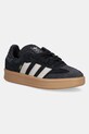 adidas Originals bőr sportcipő Samba XLG velúr bőr fekete JS3825